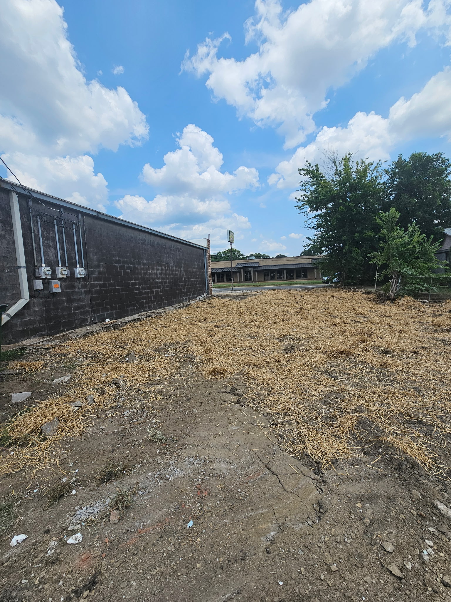 Alternate later view showing the cleared work area and surrounding context.